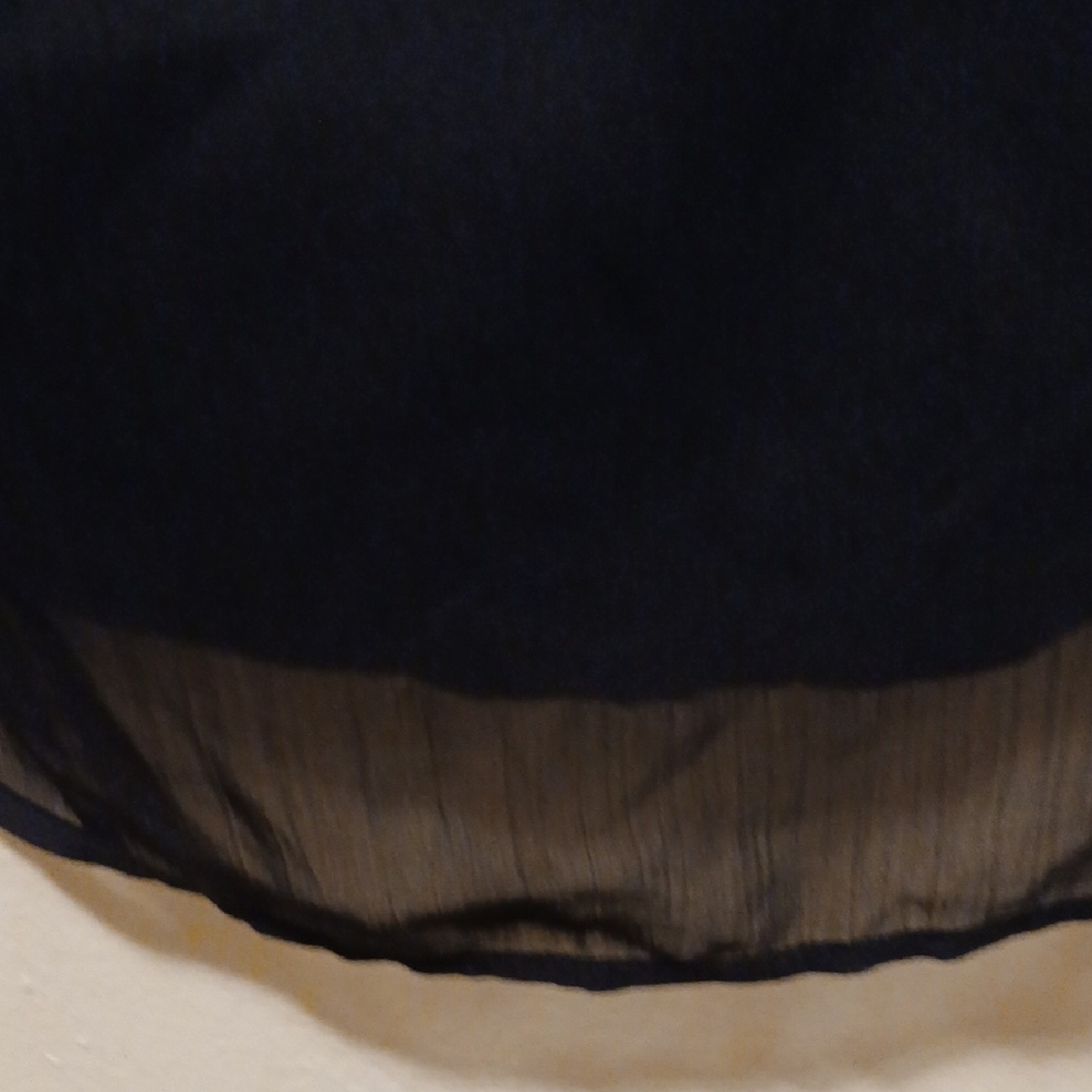 Joie Black Sheer Blouse - Picture 8 of 12